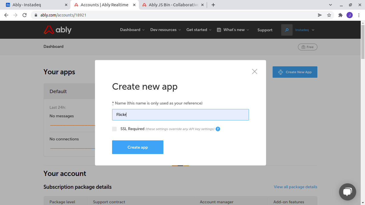 Create project