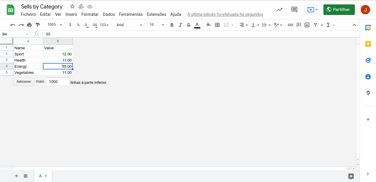Google sheet