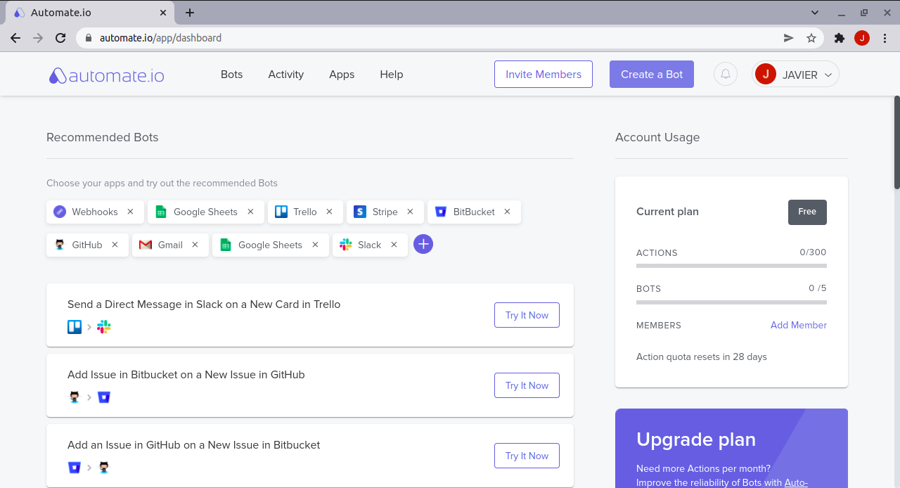 Create new bot