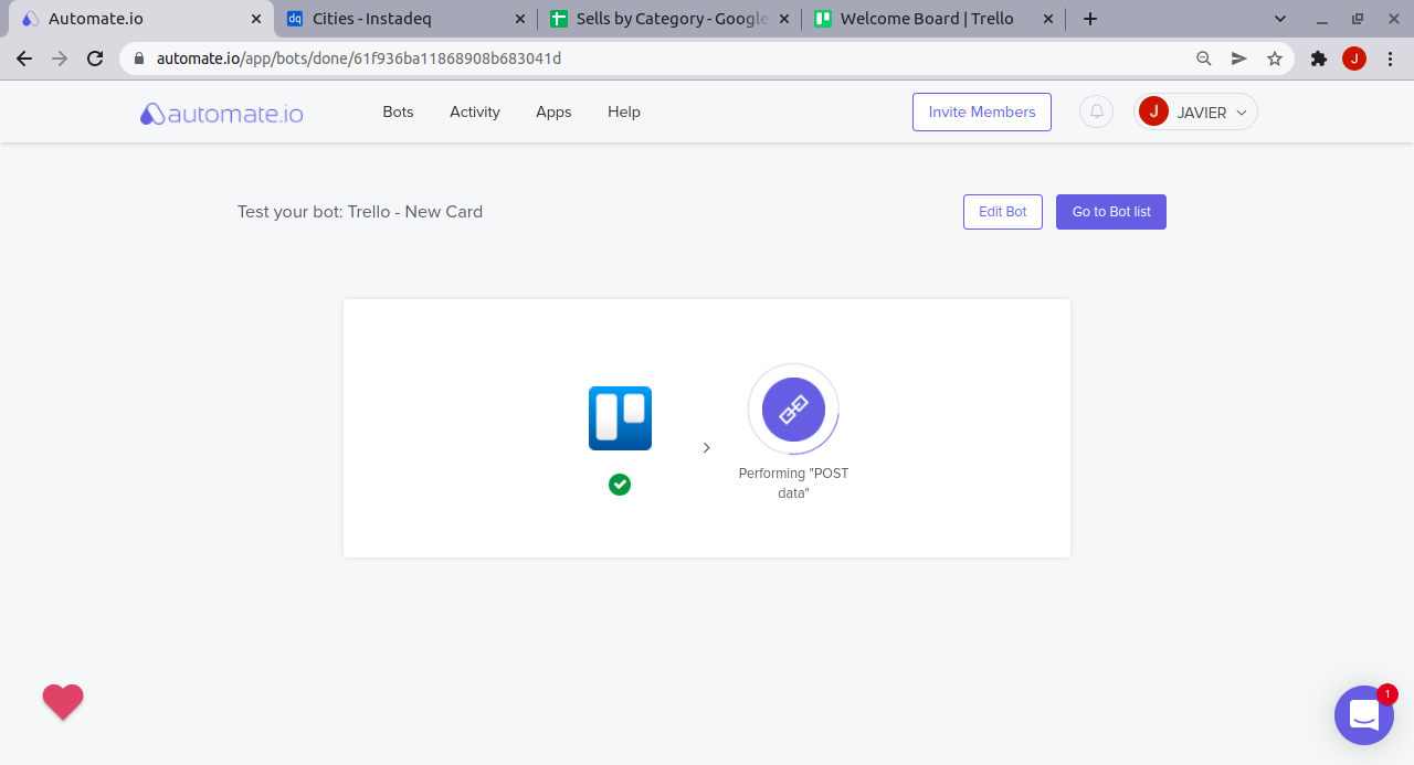 Turn on trello bot