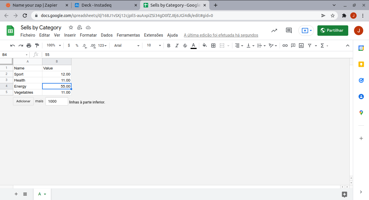Google sheet