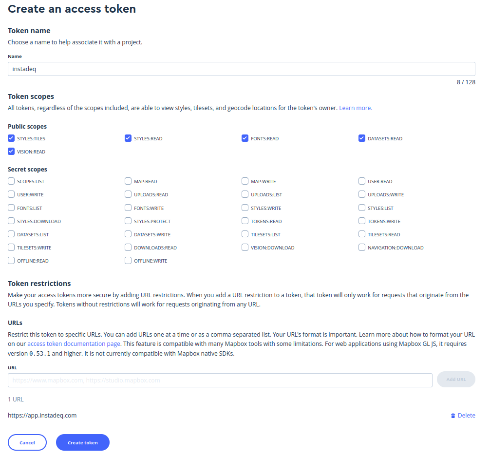 Create an access token