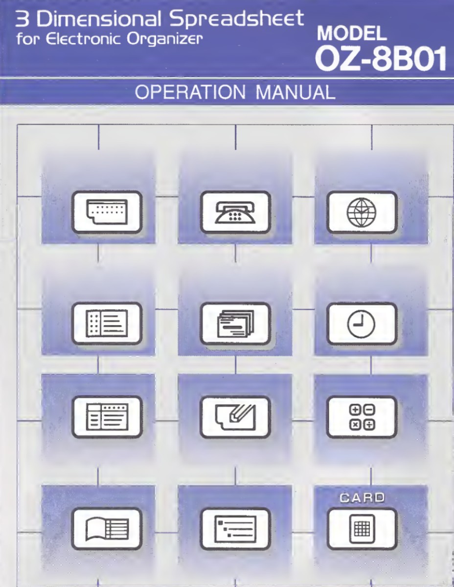 Sharp 3d spreadsheet manual